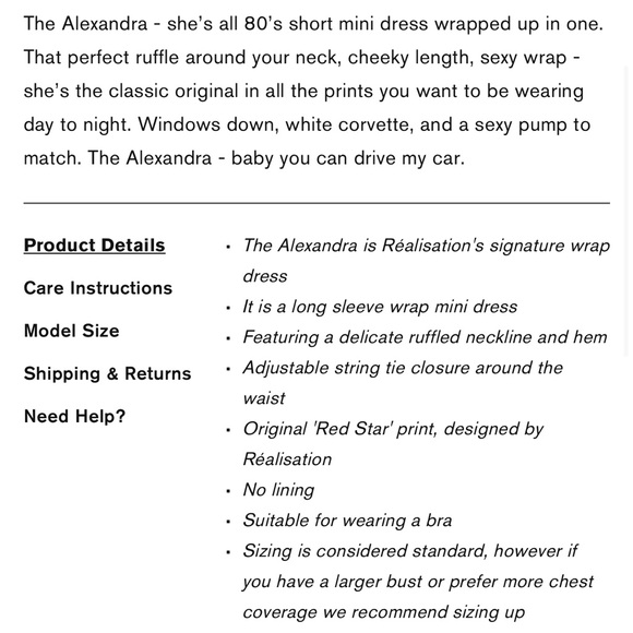 Realisation Par Alexandra Mini Wrap Dress in Red - Picture 11 of 13